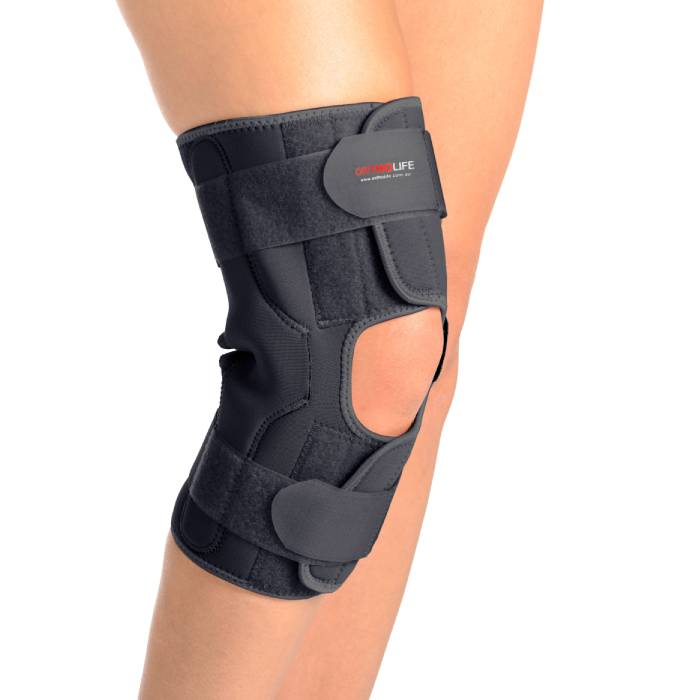 Ortholife Wrap Around Hinged Knee Stabilizer - Athletic Braces Online